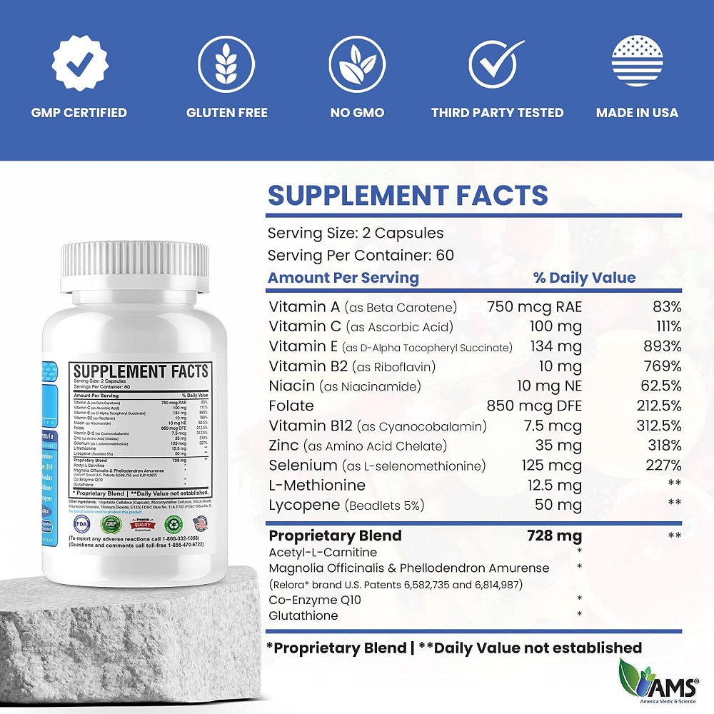 إم إف إس بلس للرجال 120 كبسولة من أيه أم أس