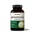 جلوتاثيون مختزل 1000 مج 180 كبسولة - NatureBell Glutathione Reduced 1000mg 180 Capsules