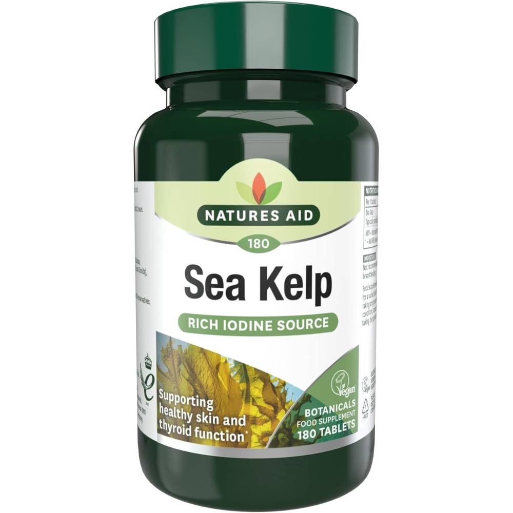 Natures Aid Kelp Tablets 187mg 180 Tablets