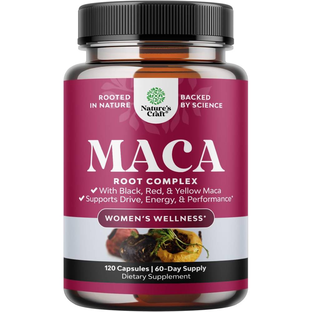 Nature's Craft Maca Root for Women 120 Capsules