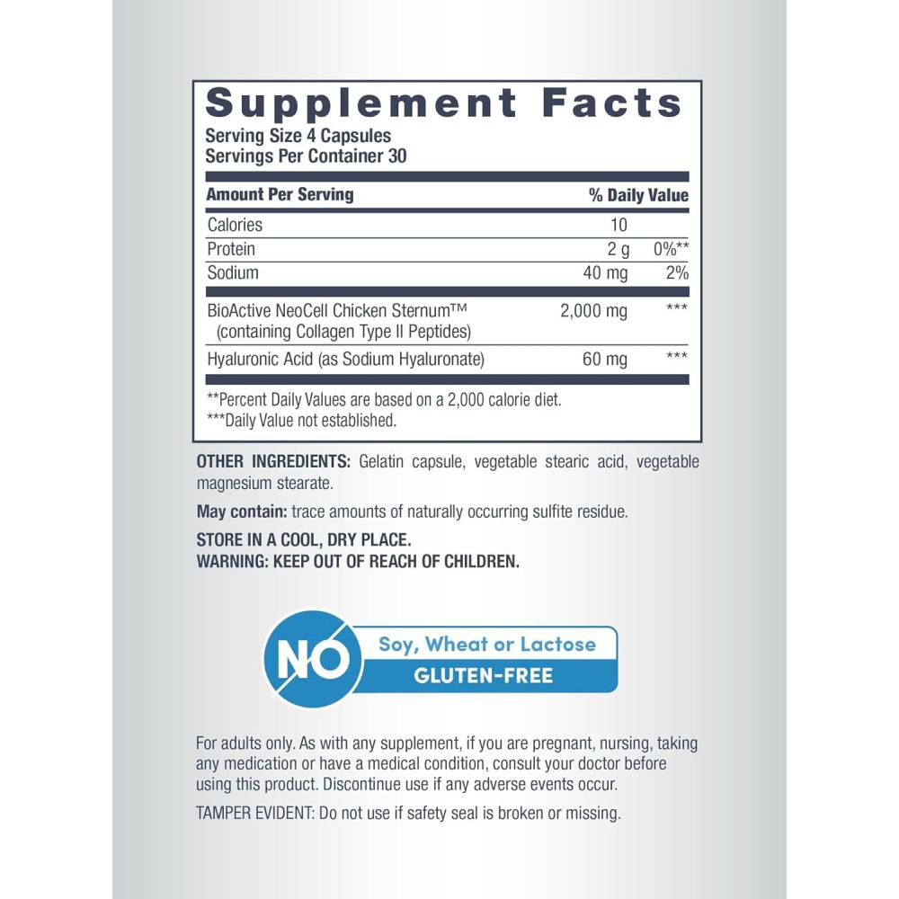 Joint Support Complex with Type II Collagen – 120 Capsules by NeoCell