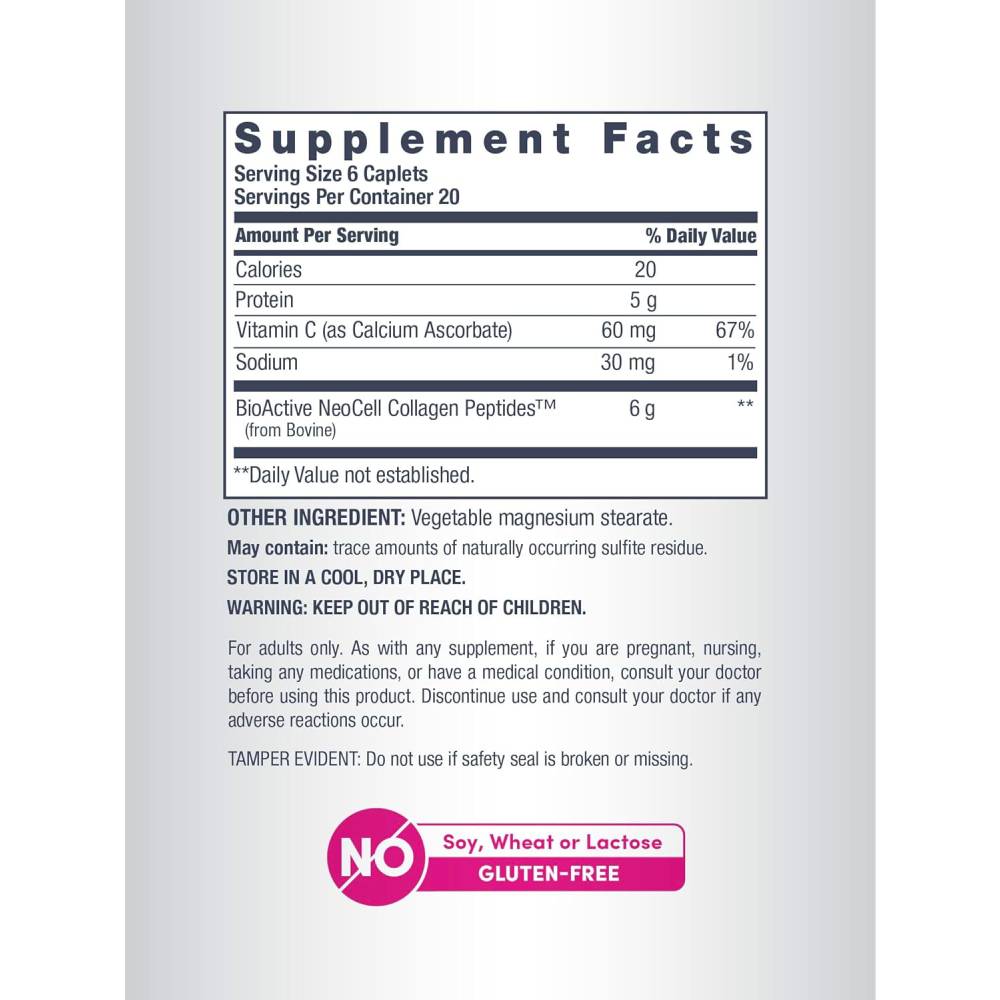 Neocell Super Collagen Plus C 120 Tablets