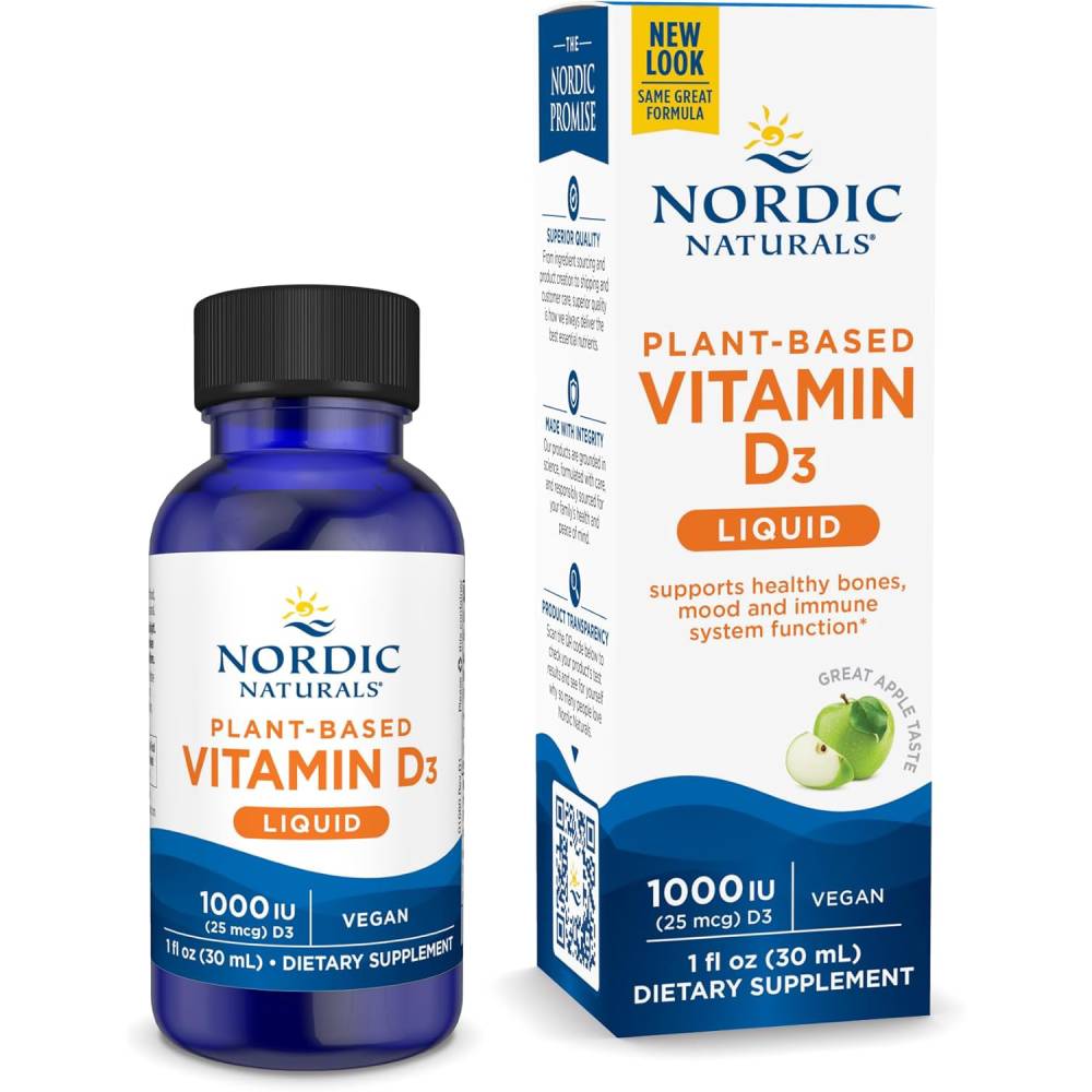 Nordic Naturals Liquid Vitamin D3 1000 IU 30 ml 