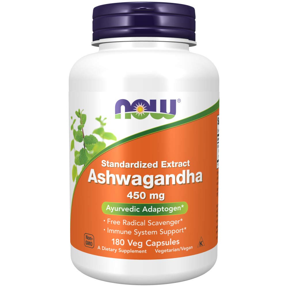 Now Food Ashwagandha 450mg, 90 Capsules