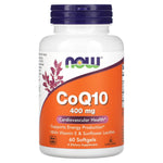 كو انزيم كيو 10 400 مج 60 كبسولة - NOW Supplements Coenzyme Q10 400mg  60 Cap