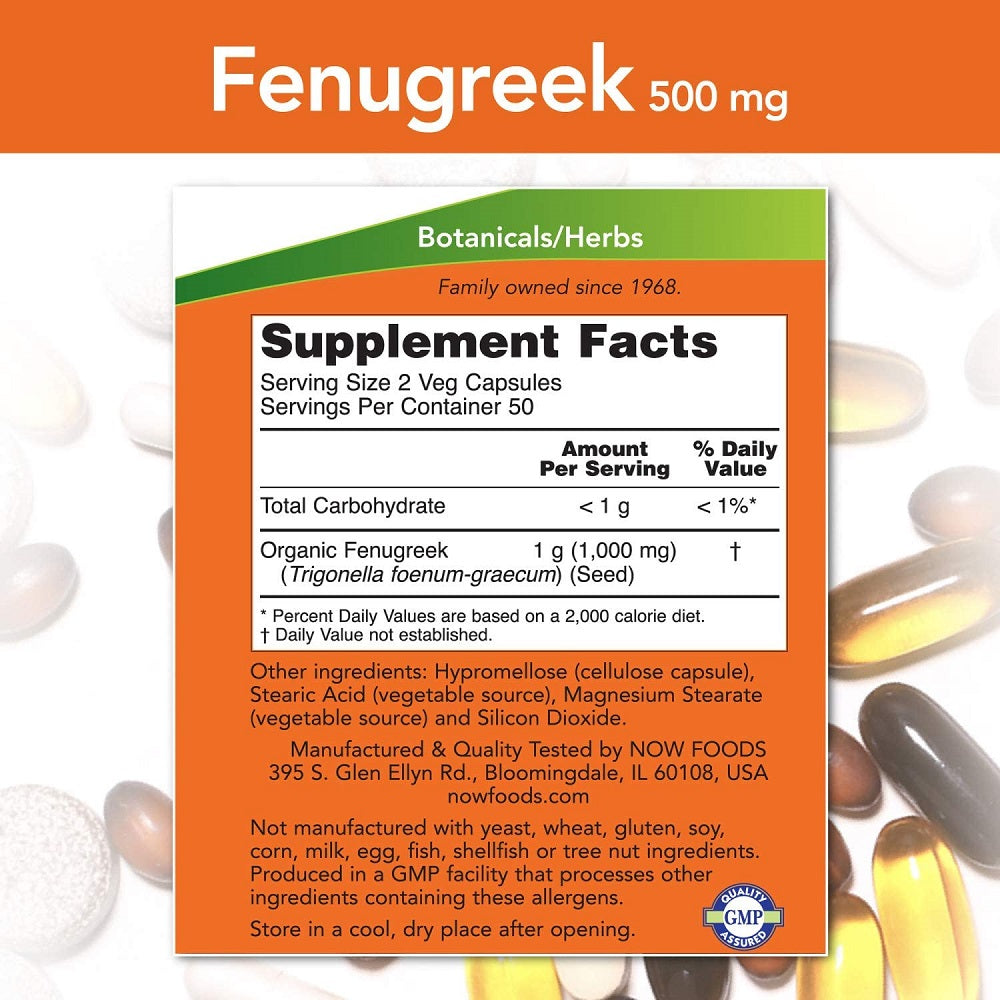 Nature's Way Fenugreek 610 mg 100 Capsules