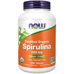 سبيرولينا عضوية  500 مج 500 قرص - NOW Organic Spirulina 500 mg 500 Tablets