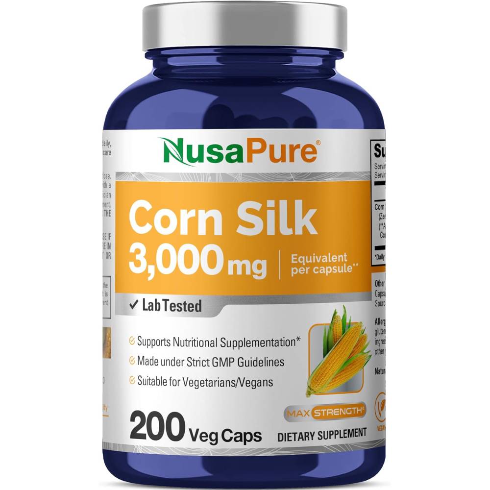 Nusapure Corn Silk 3000mg 200 Capsules
