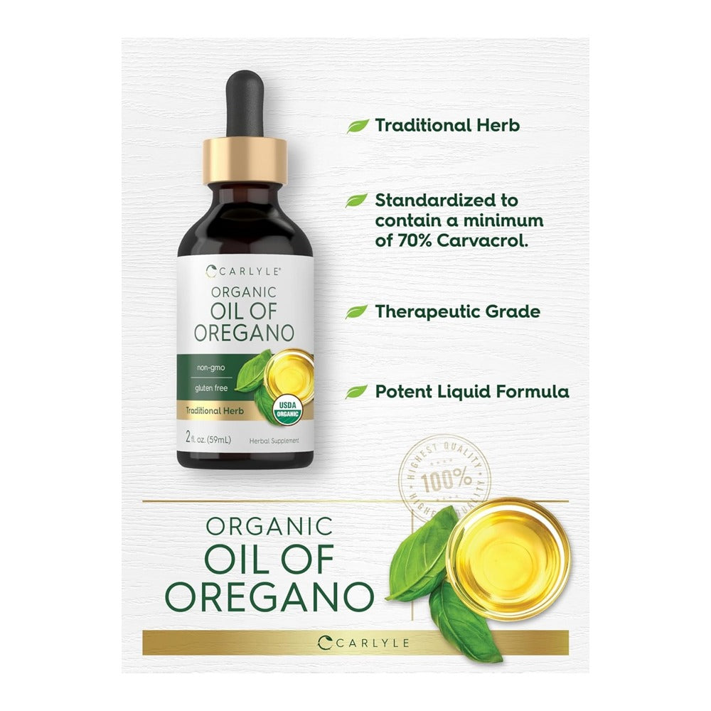 Carlyle Organic Oil of Oregano 59 ml