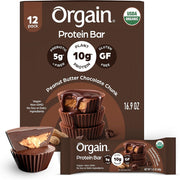 Orgain Protein Bar Peanut Butter Chocolate Chunk 12 Bars