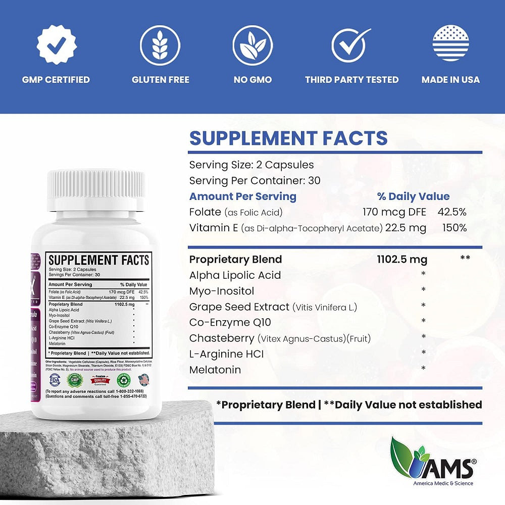 أوفا ماكس فيتامينات قبل الولادة 120 كبسولة - أيه أم أس