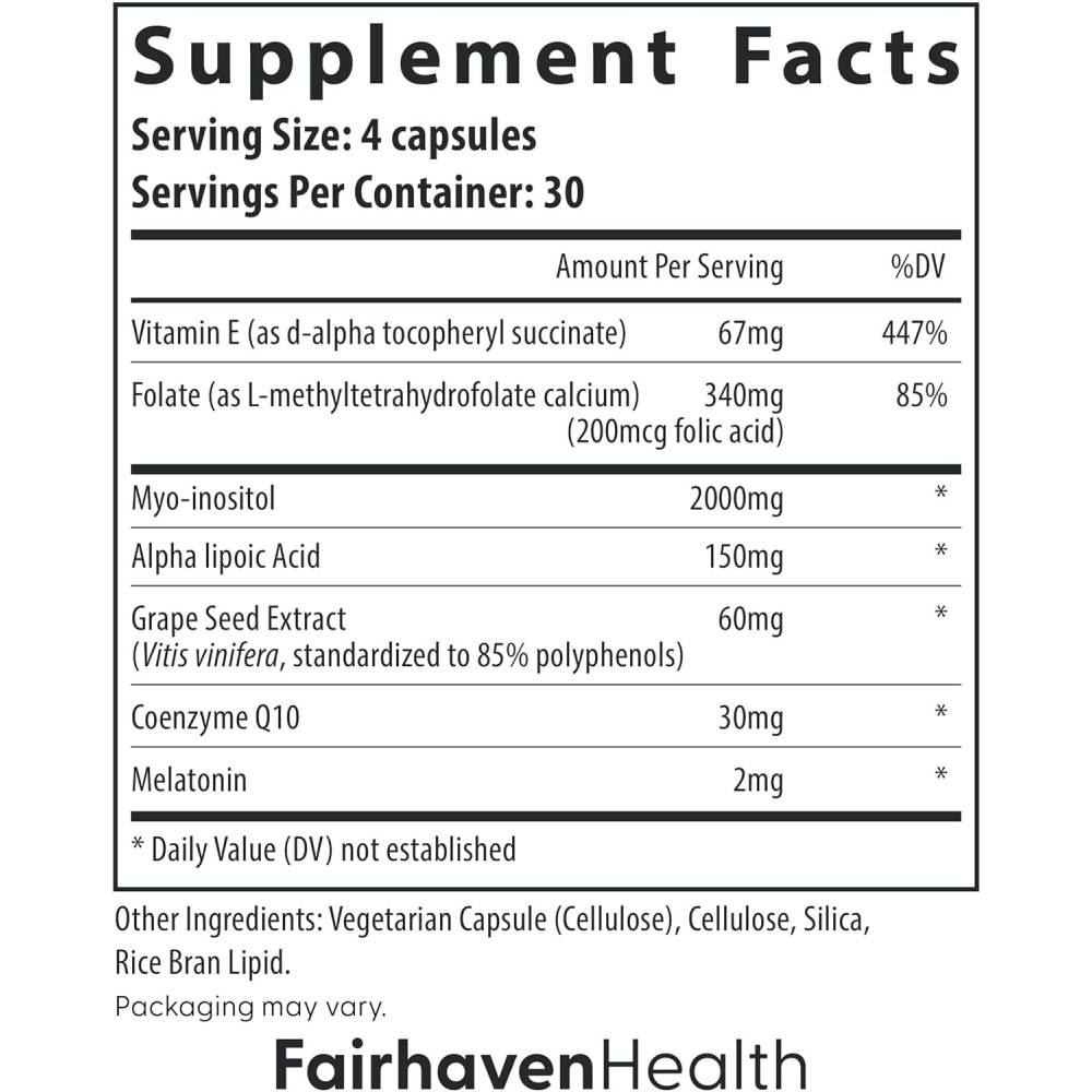 Fairhaven Health OvaBoost for Women 120 Capsules