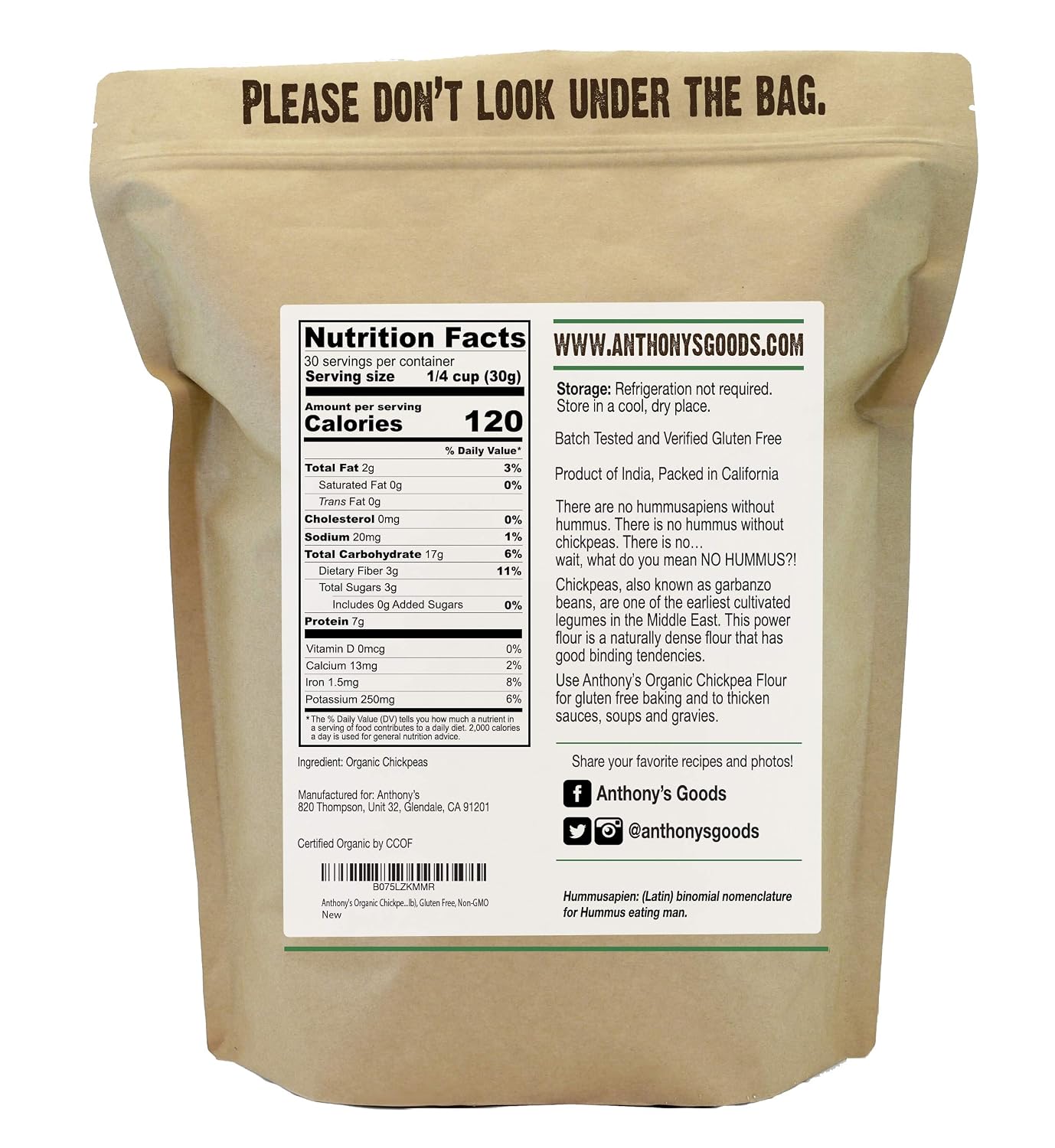 Herbaila Chickpea Flour 907g