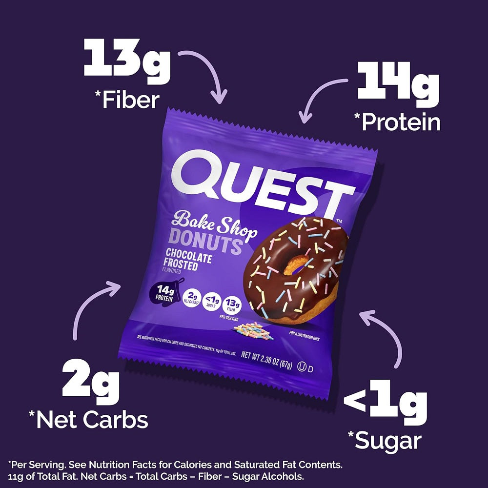 Quest Nutrition Protein Bar Chocolate Donut 12 Pack