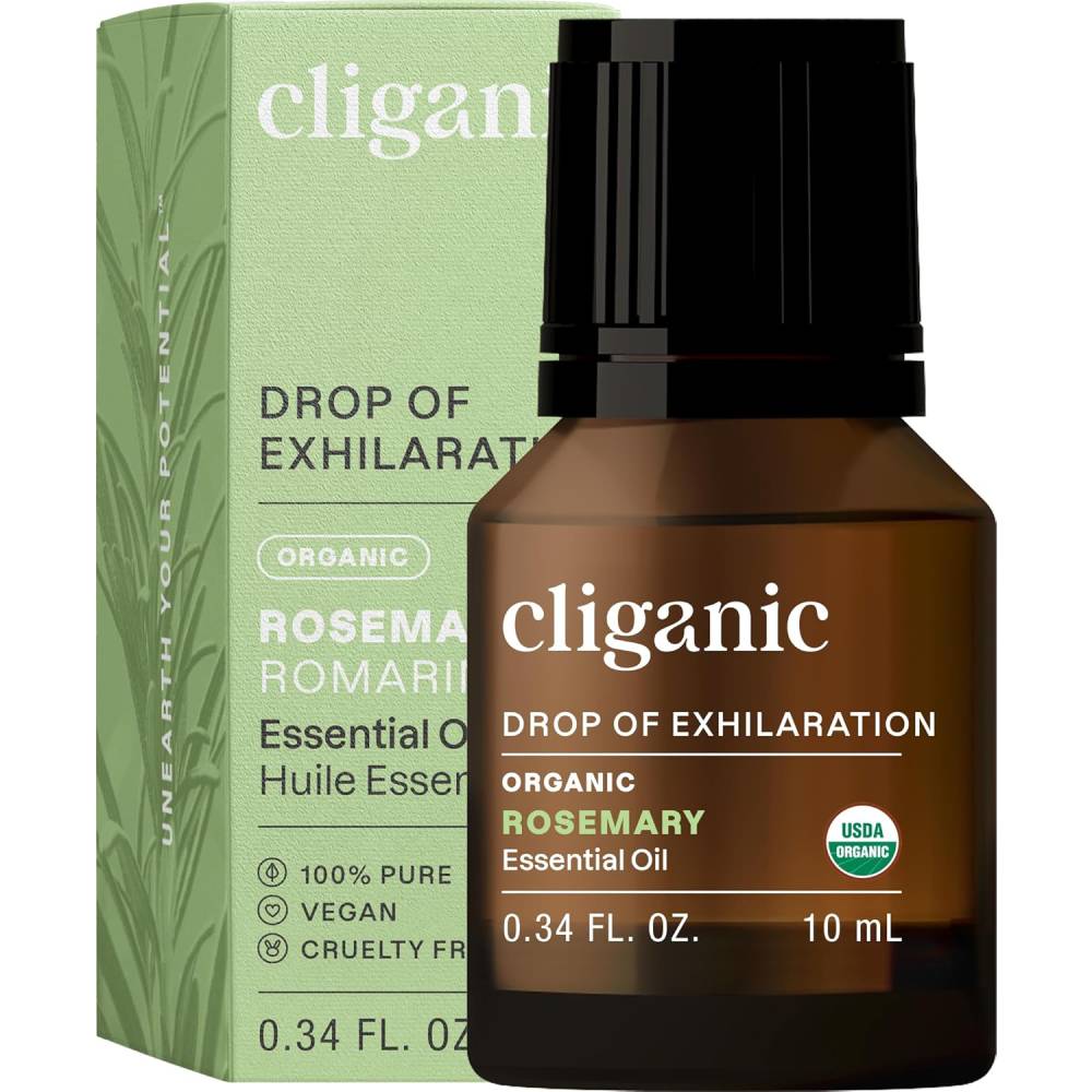Cliganic Organic Rosemary Essential Oil 10ml