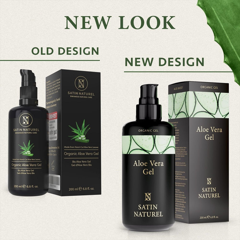 Satin Naturel Organic Aloe Vera Gel 200ml 