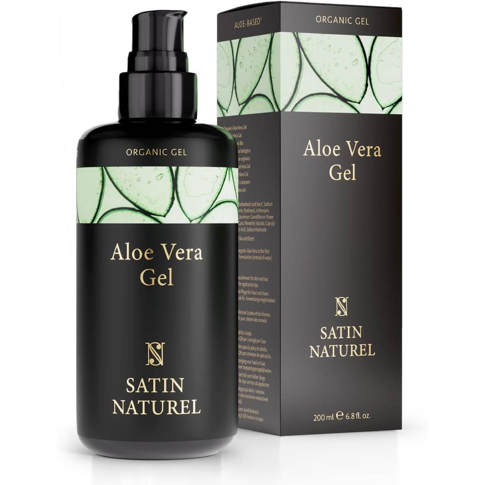Satin Naturel Organic Aloe Vera Gel 200ml 