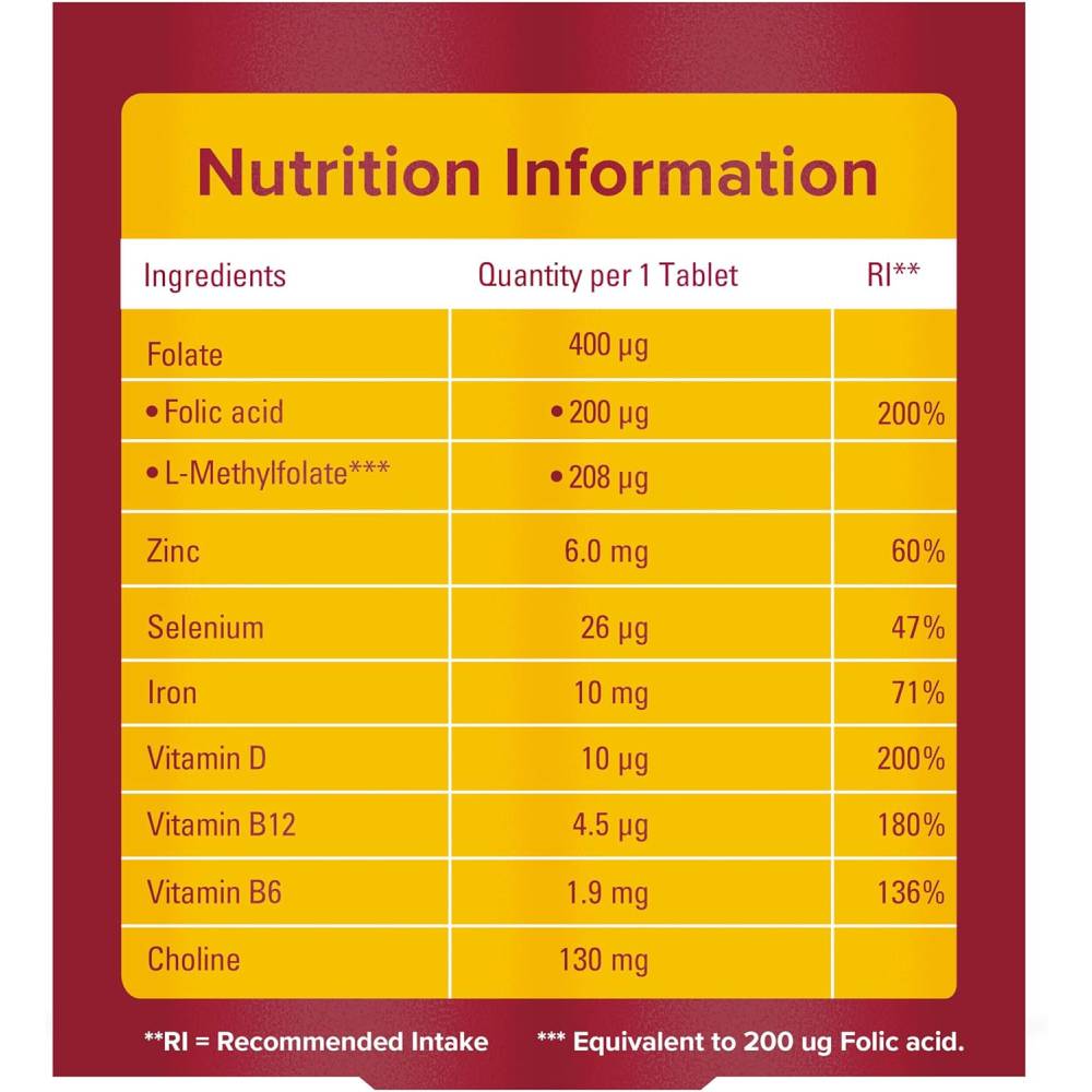 سفن سيز فيتامينات محاولة الحمل - 28 كبسولة