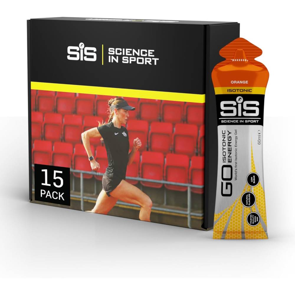 Science in Sport GO Isotonic Energy Gel Orange 60ml × 15