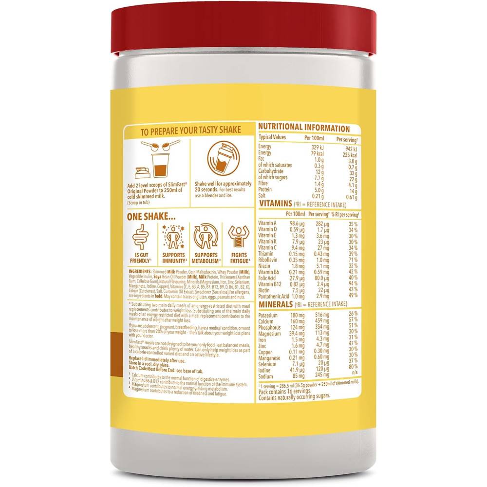 SlimFast Meal Replacement Milkshake Powder 584 g 