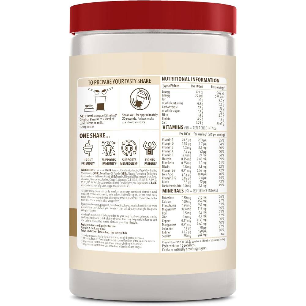 SlimFast Meal Replacement Milkshake Powder 584 g 