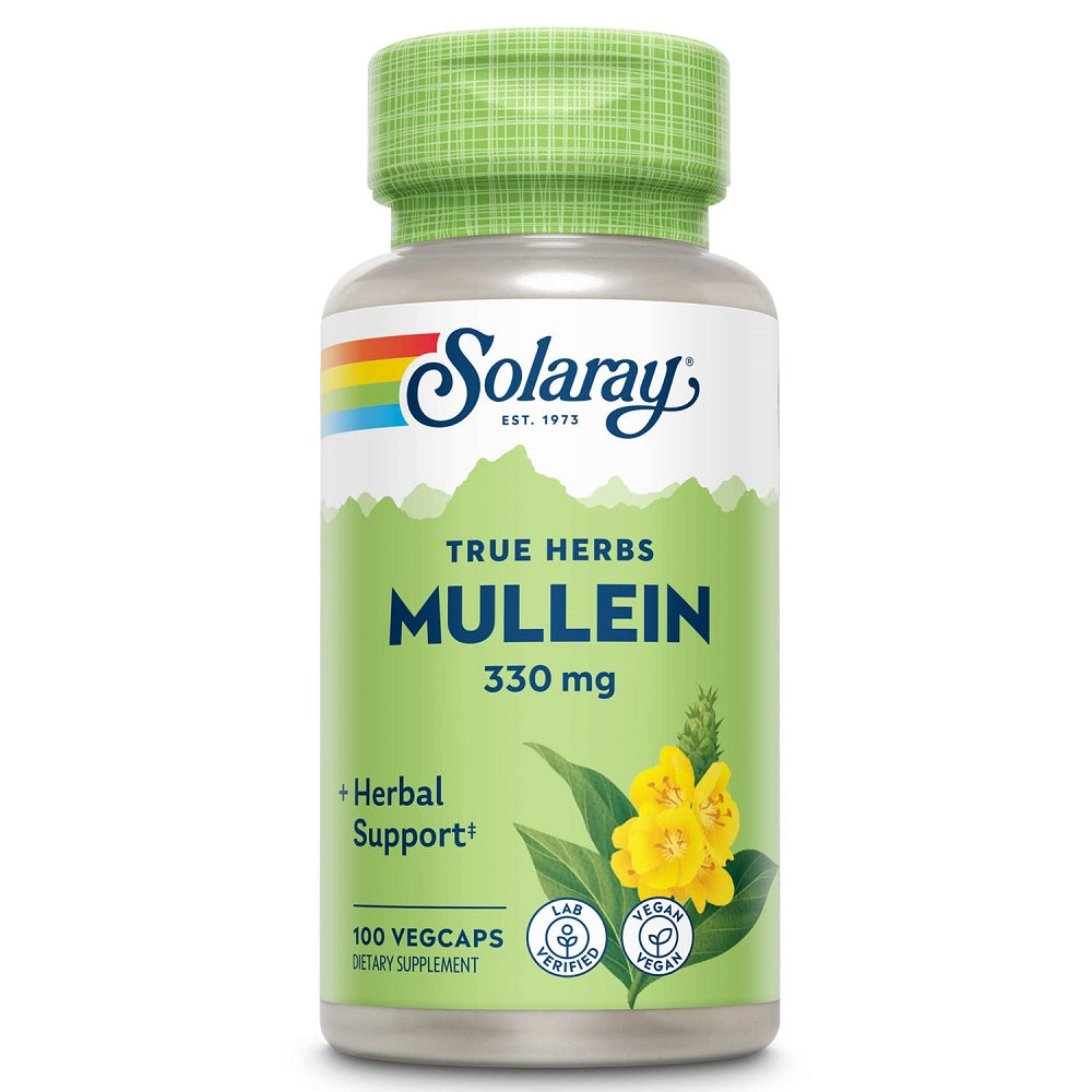 SOLARAY Mullein Leaf 330mg 100 Caps