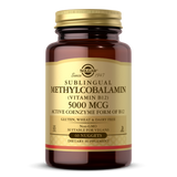 فيتامين ب12 ميثيل كوبالامين 5000 مكج 60 قرص سريع الذوبان - Solgar Methylcobalamin Vitamin B12 5000 mcg 60 Nuggets