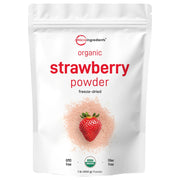 Microingredients Organic Strawberry Freeze Dried Powder 340 gm