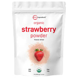 مسحوق الفراولة المجففة 340 جرام - Microingredients Organic Strawberry Freeze Dried Powder 340 gm