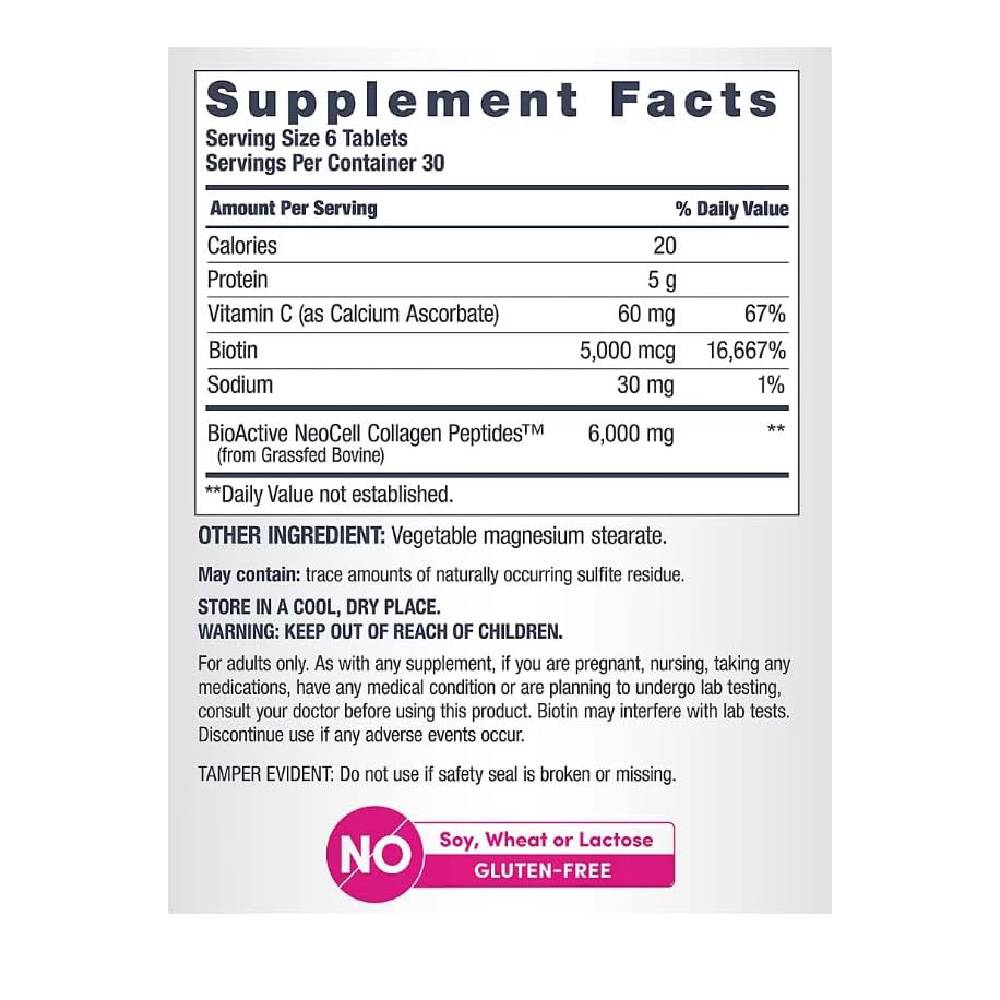 Neocell Super Collagen C + Biotin 360 Tablets