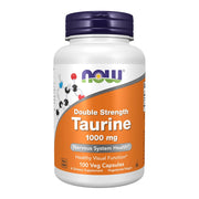 NOW Double Strength Taurine 1000 mg 100 Veg Capsules