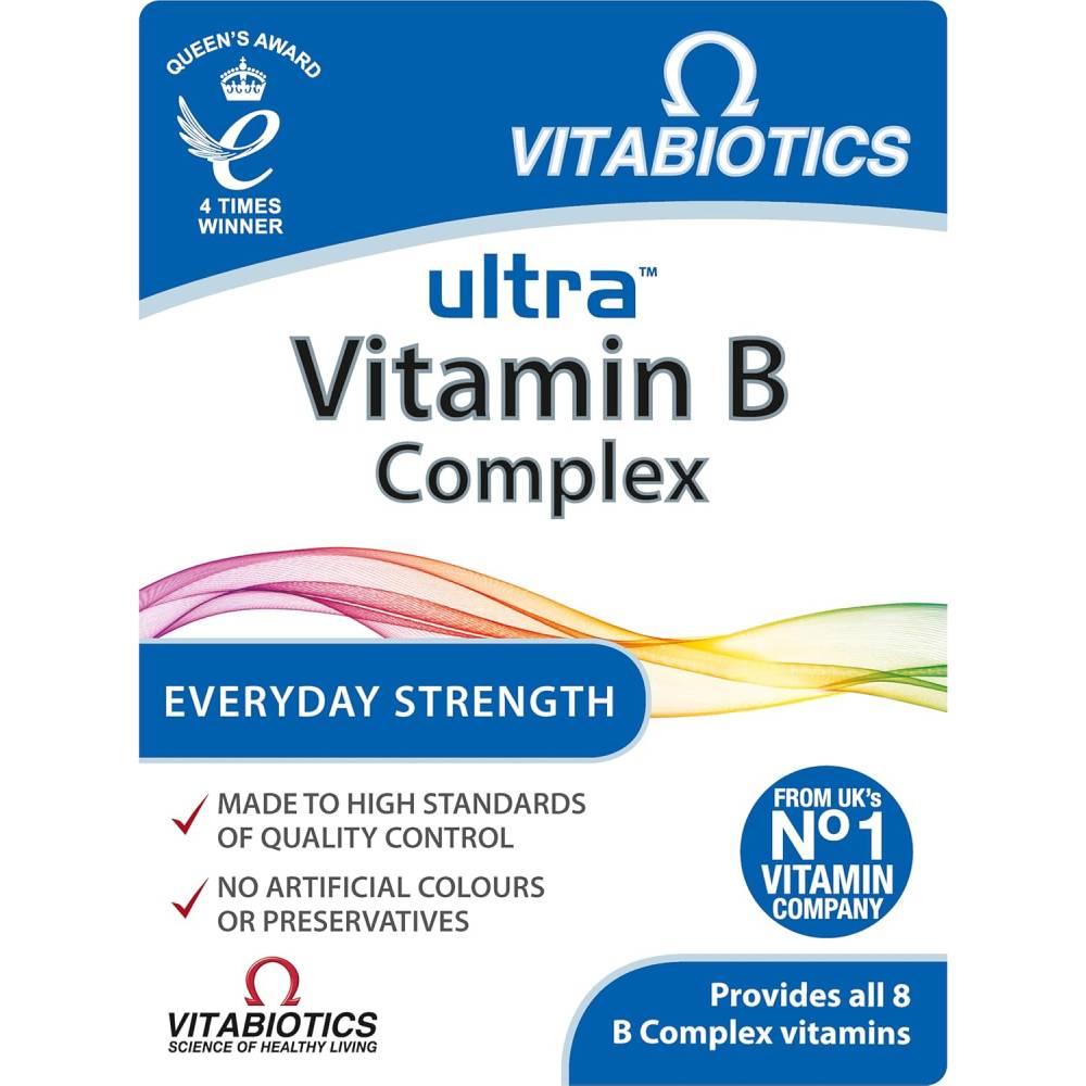 Ultra Vitamin B-Complex by Vitabiotics – 60 Tablets  