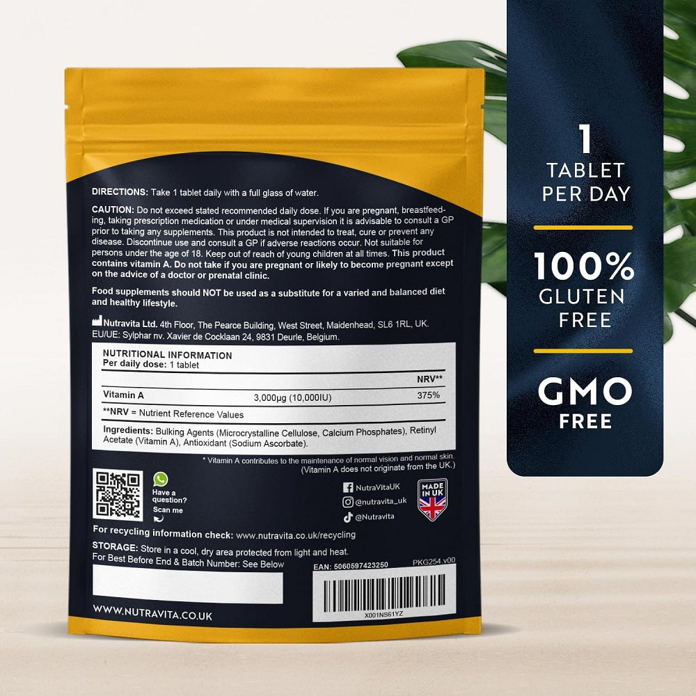 فيتامين أ 10000 وحدة دولية نوترافيتا 365 كبسولة جيلاتينية