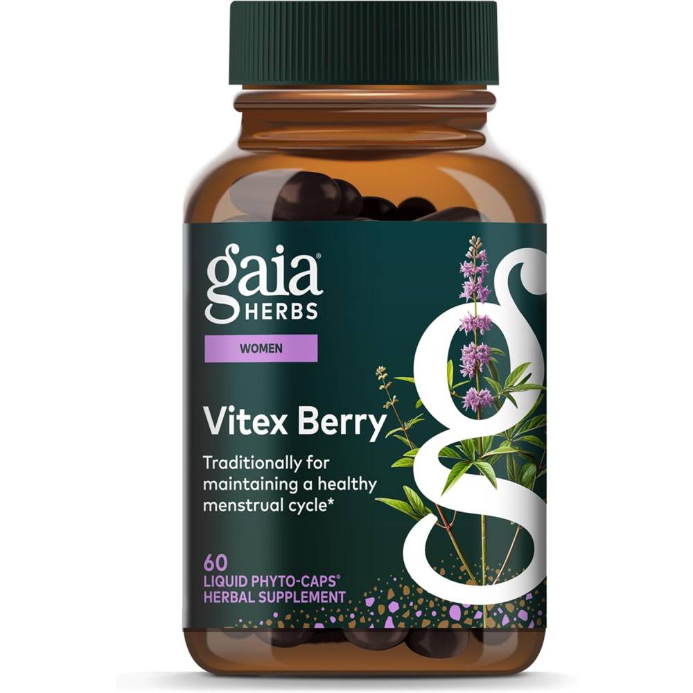 Gaia Herbs Vitex Berry 60 Vegan Capsules