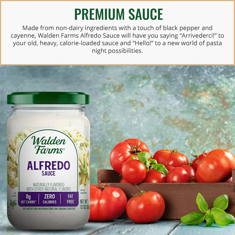 Walden Farms Alfredo sauce suitable for keto 340g