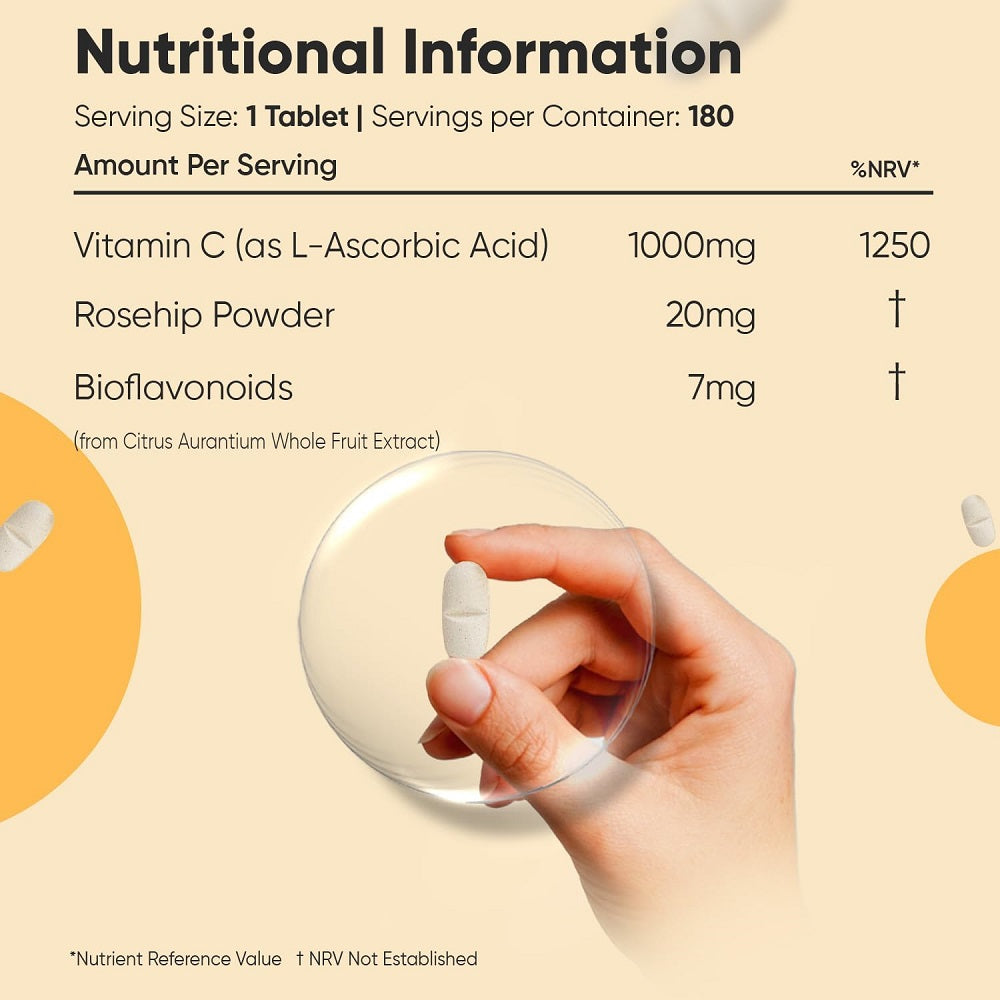 فيتامين سي 1000 مجم 180 قرص – ويت وورلد