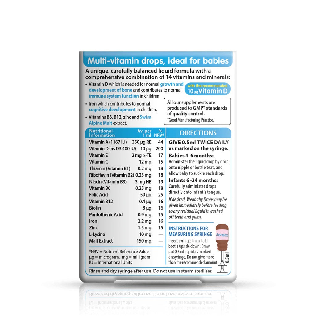 Vitabiotics Wellbaby Multivitamin Drops 30ml