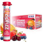 Zipfizz Energy Drink Mix Fruit Flavor 20 Tubes