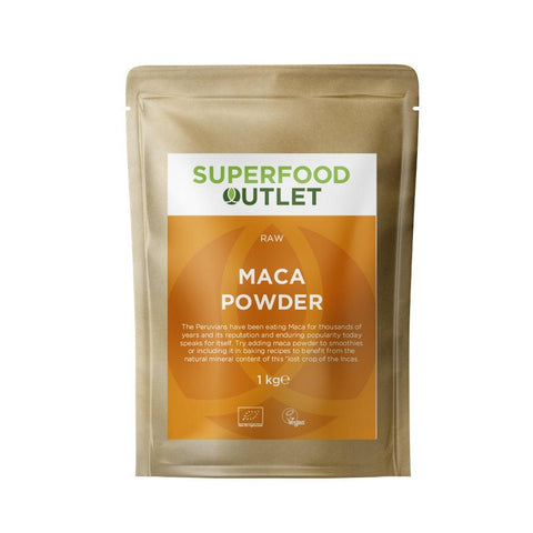 باودر جذور الماكا العضوية 1 كيلوجرام - Superfood Outlet Organic Maca Powder 1 Kg