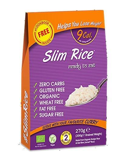 ارز مخصص للرجيم 9 كالوري 10 او 5 علب 200 جرام-Eat Water Slim Rice 200g (Pack of 5 or 10) - UK2Gulf.com