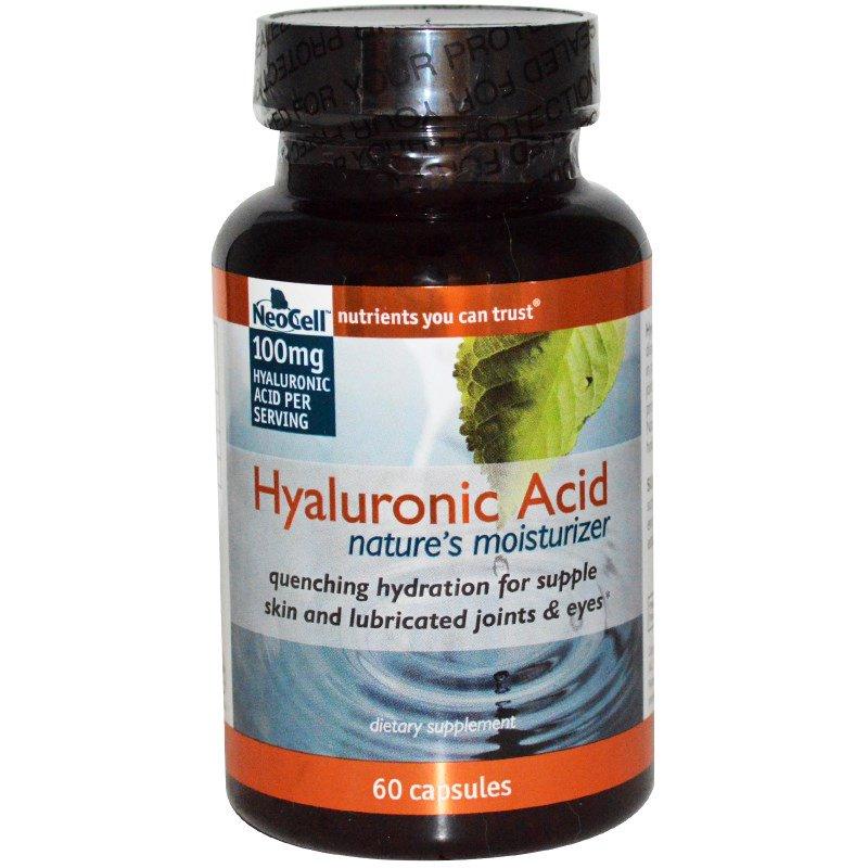 نيوسيل هيالورينيك أسيد 100 مجم 60 كبسوله - Hyaluronic acid 100 mg Neocell 60 Caps