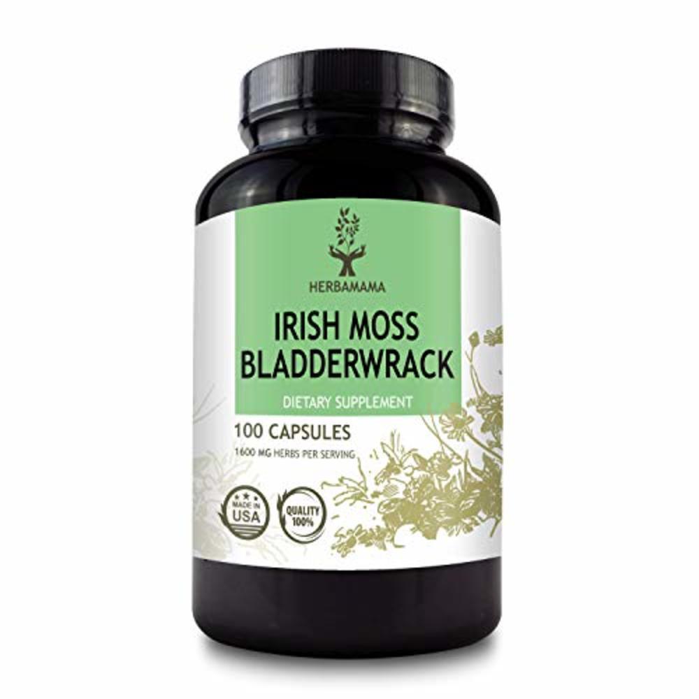 HERBAMAMA Irish Moss & Bladderwrack 100 Capsules