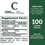 Nature's Bounty Vitamin C 1000mg, 100 Cap