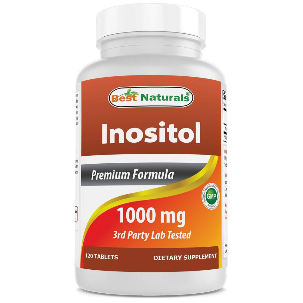 Best Naturals Inositol 1000mg 120 Tablets