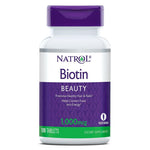 حبوب البيوتين 1000 ميكروجرام للشعر - ناترول - Biotin 1000 Mcg 100 Tab Natrol