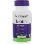 حبوب البيوتين 10000 ميكروجرام للشعر - ناترول - Biotin 10000 Mcg 100 Tab Natrol
