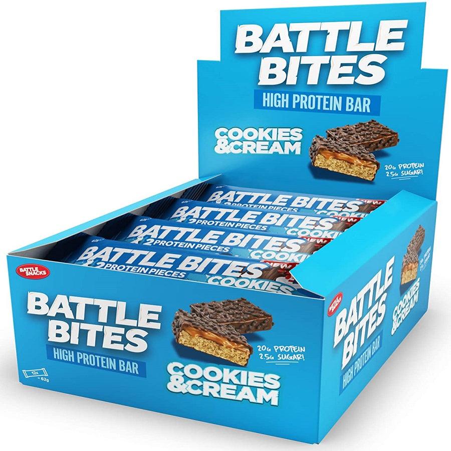 Battle Bites High Protein Bar, 12 x 62 g