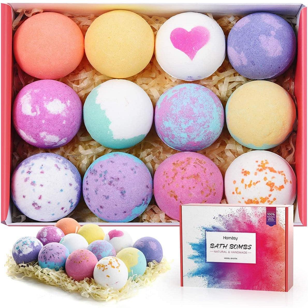 Homasy Bath Bombs, 12 Packs