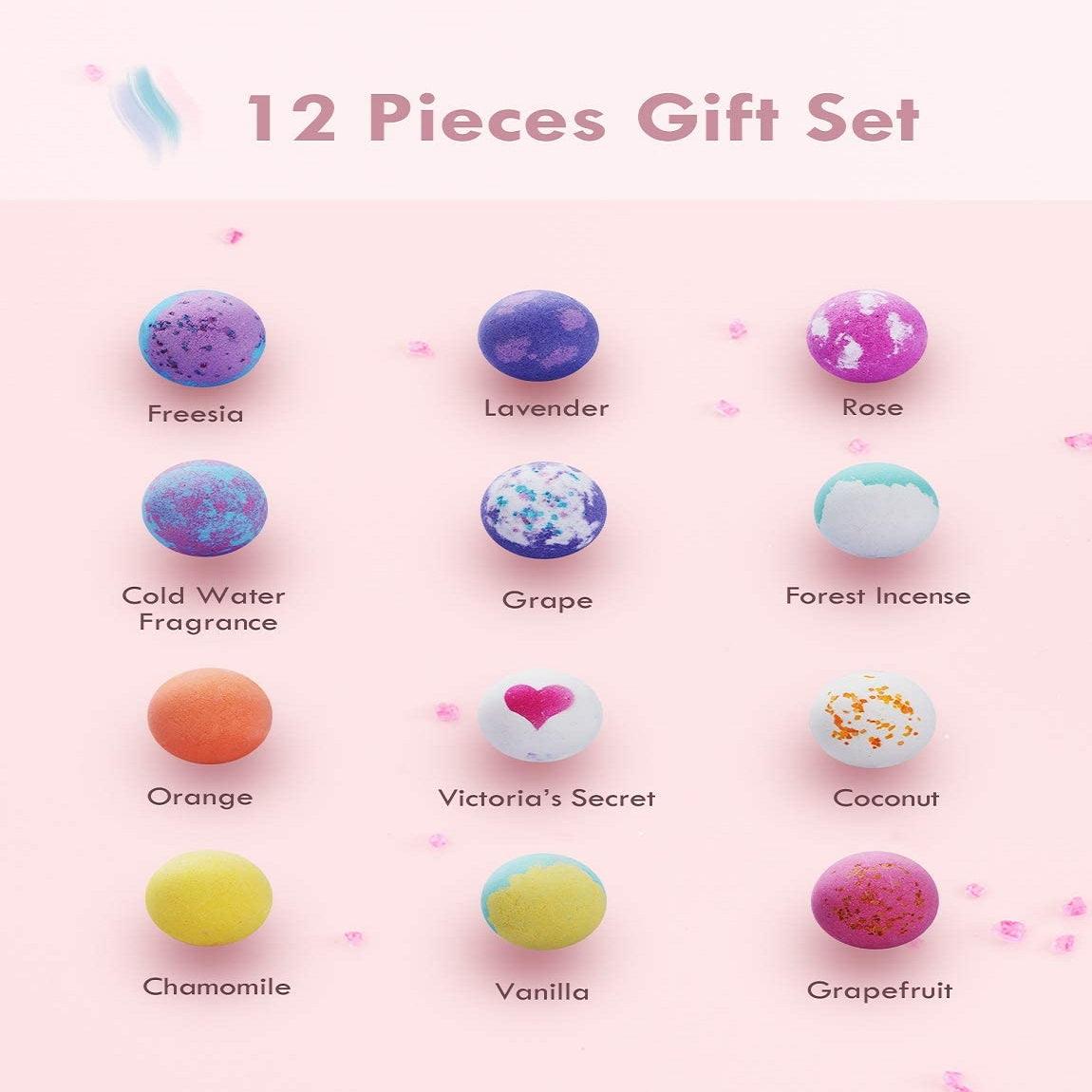 Homasy Bath Bombs, 12 Packs