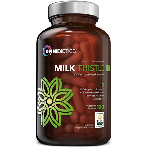 OmniBiotics Organic Milk Thistle 120 Capsules
